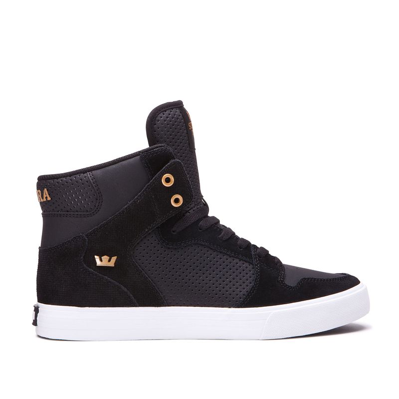 Supra Vaider High Top Schuhe Damen - Schwarz HYL75149